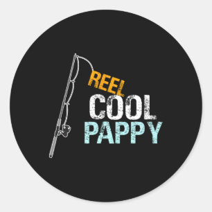 Cool Pappy Graphic Pappy Gift From Granddaughter G Classic Round Sticker