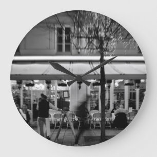 Cool Parisian lifestyle and culture Large Clock