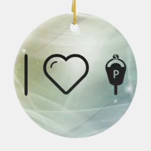 Cool Parking Metres Ceramic Tree Decoration