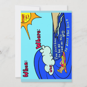 Cool party invite