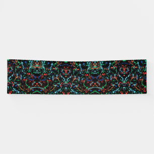 Cool Party Paint Splashes 2.5x10 Vinyl Banner