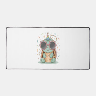 Cool Party Turtle Desk Mat