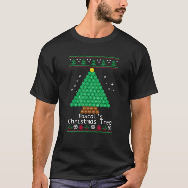 Cool Pascal s Christmas Tree Sweater Swea Math  (Front)