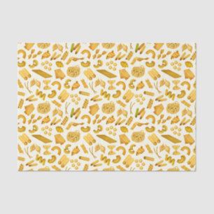 cool pasta party tiled pattern tissue paper