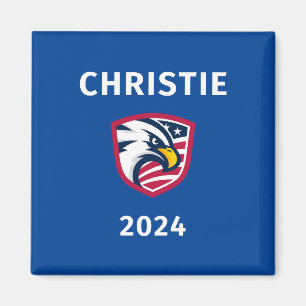 Cool Patriotic Chris Christie 2024 Election Magnet