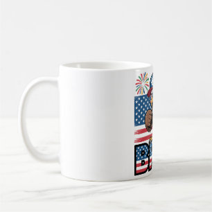 Cool Patriotic Eagle Bruh Design Coffee Mug