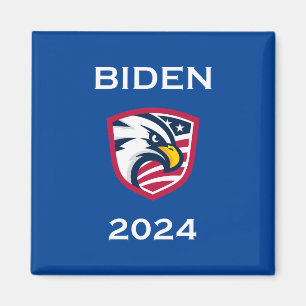 Cool Patriotic Joe Biden 2024 Election Eagle Dark  Magnet
