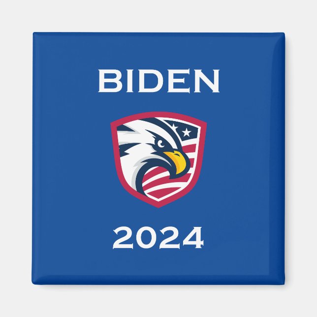 Cool Patriotic Joe Biden 2024 Election Eagle Dark  Magnet (Front)