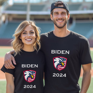 Cool Patriotic Joe Biden 2024 Election Eagle Dark  T-Shirt