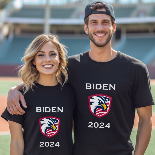 Cool Patriotic Joe Biden 2024 Election Eagle Dark  T-Shirt (Creator Uploaded)