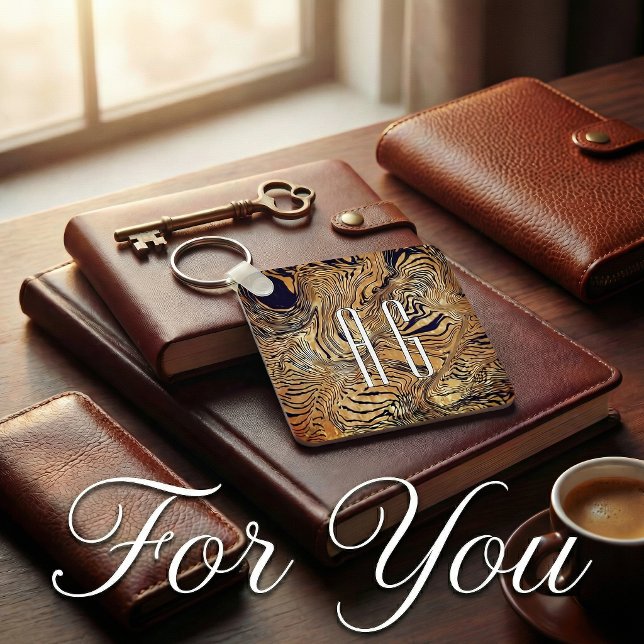 Cool pattern unique text  key ring (Creator Uploaded)