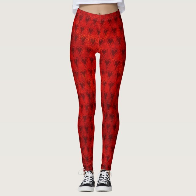 Cool Patterned Designer Leggings (Front)