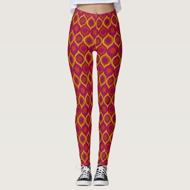 Cool Patterned Designer Leggings (Front)