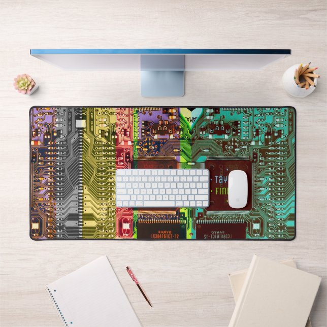 Cool PCB Electronic Computer Tech Printed Circuit Desk Mat (Office 1)
