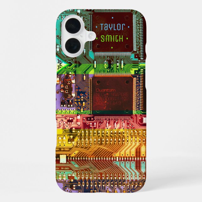  Cool PCB Electronic Computer Tech Printed Circuit iPhone Case (Back)