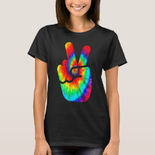 Cool Peace Hand Tie Dye For Boys And Girls T-Shirt