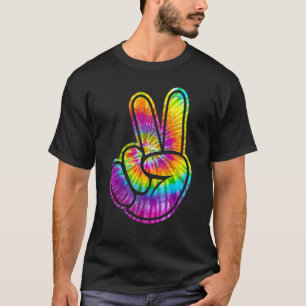 Cool Peace Hand Tie Dye For Boys And Girls T-Shirt
