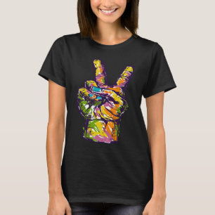 Cool Peace Hand Tie Dye For Girls And Boys T-Shirt