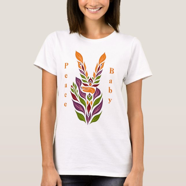 Cool Peace Sign T-Shirt (Front)