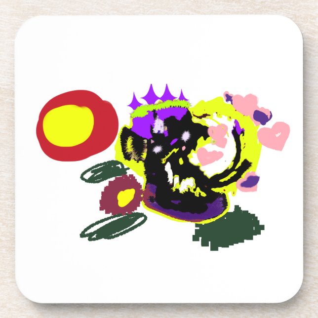 Cool Peacock Coaster (Front)