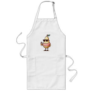 Cool pear long apron