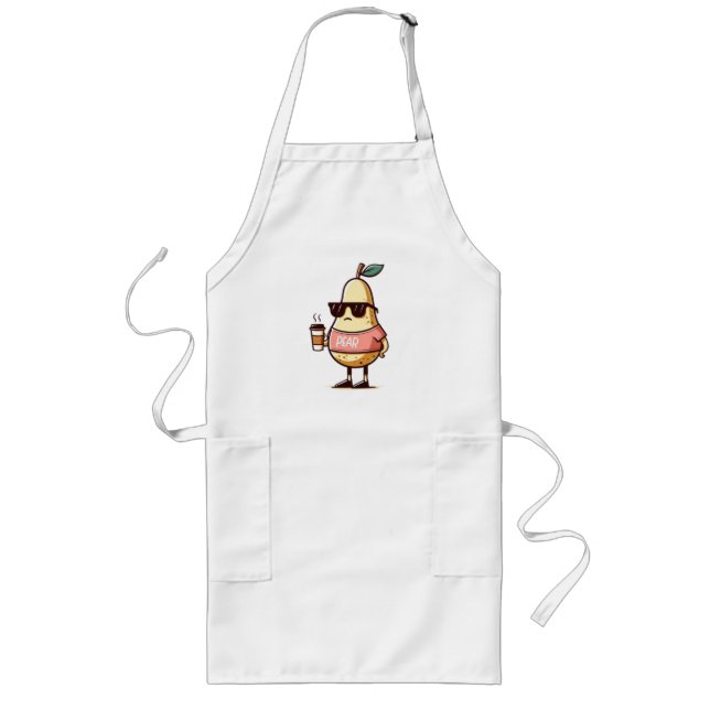 Cool pear long apron (Front)