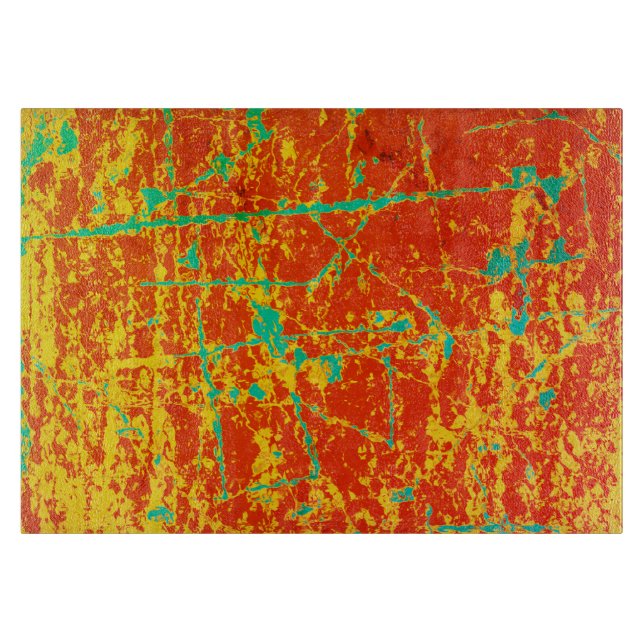 Cool Peeling Paint Cutting Board (Front)