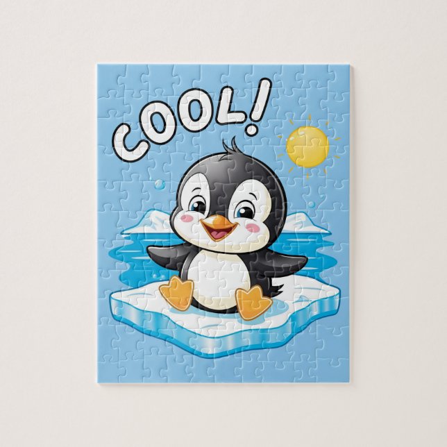 Cool! ,  Penguin Jigsaw Puzzle (Vertical)