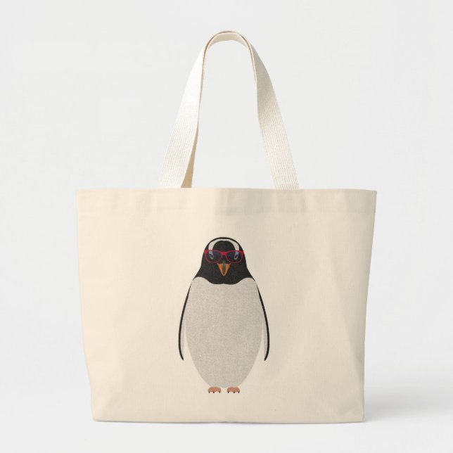 COOL PENGUIN LARGE TOTE BAG (Front)