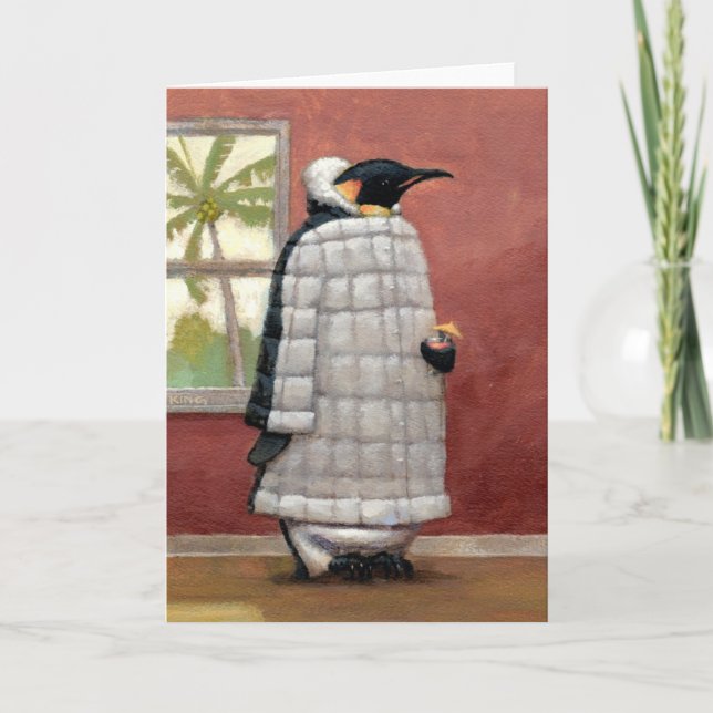 Cool Penguin note card (Front)