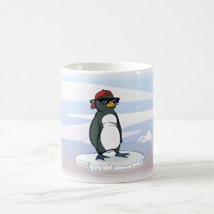 Cool Penguin Wearing Sunglasses Coffee Mug