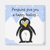 Cool Penguin with Saying