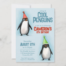 Cool Penguins celebrate kid's birthday