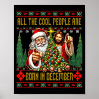 Cool People Are Born In December Christian Christm