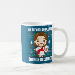 Cool People Are Born In December Jesus Christmas C Coffee Mug