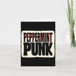 Cool Peppermint Punk Look for Boys and Girls Card