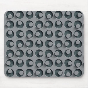 Cool Perforated Metal with Holes and Pins Mouse Pad