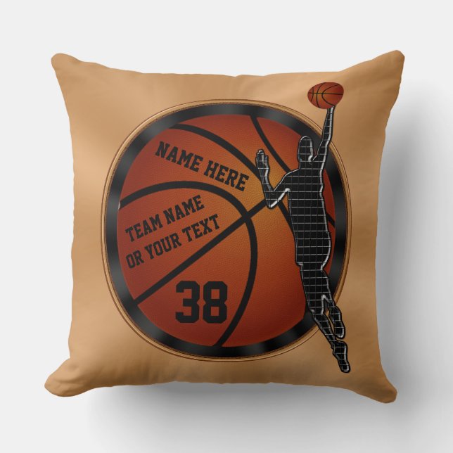 Cool Personalised Basketball Senior Night Ideas Cushion (Front)