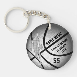 Cool Personalised Basketball Team Gifts for Boys Key Ring