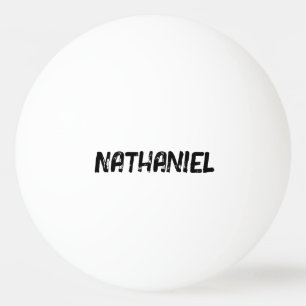 Cool Personalised Bold Font Ping Pong Ball