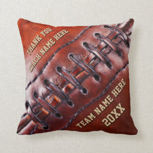 Cool Personalised Football Coach Gift Ideas Cushion