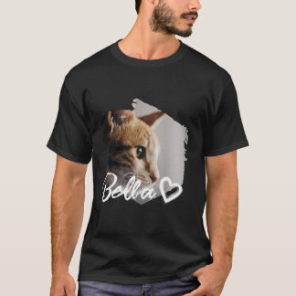 Cool Personalised Name and Photo for Your Pet T-Shirt