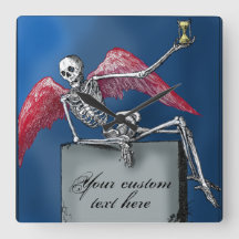 Cool Personalised Skeleton on Tombstone Halloween