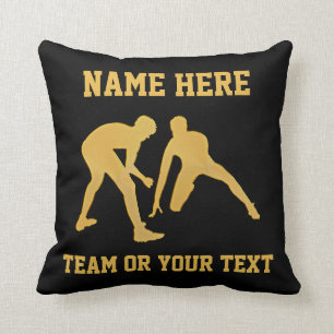 Cool Personalised Wrestling Team Gifts YOUR TEXT Cushion