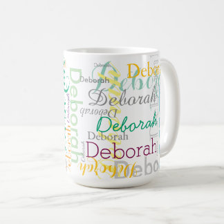 Cool Personalized Name Typography Coffee Mug