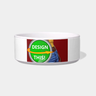 COOL! Pet Bowl - Ceramic - Medium - Custom