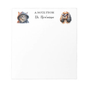 Cool Pets Personalised Veterinarian Notepad