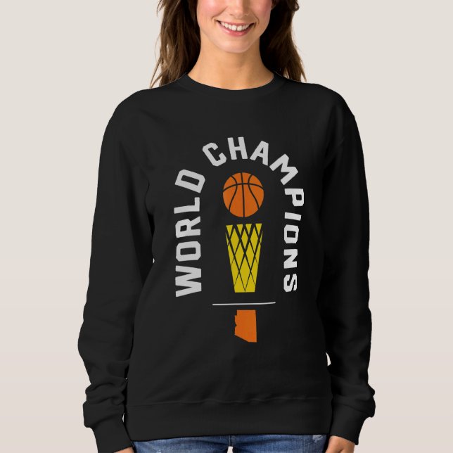 Cool Phoenix Basketball Champions Az Sweatshirt (Front)