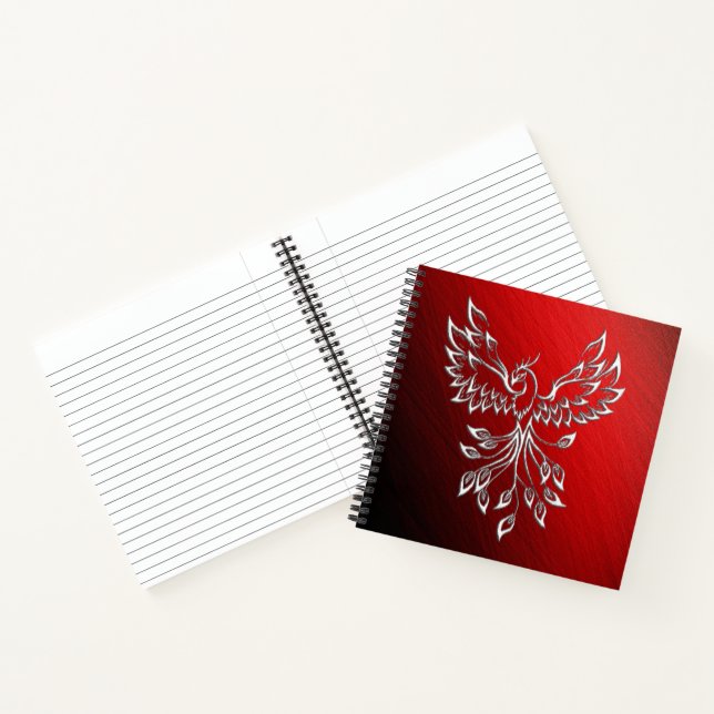 Cool Phoenix Rising Notebook (Inside)