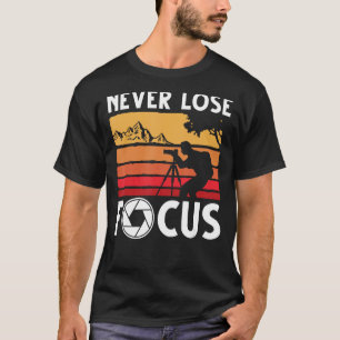 Cool Photographer Art For Men Women Photography Ca T-Shirt